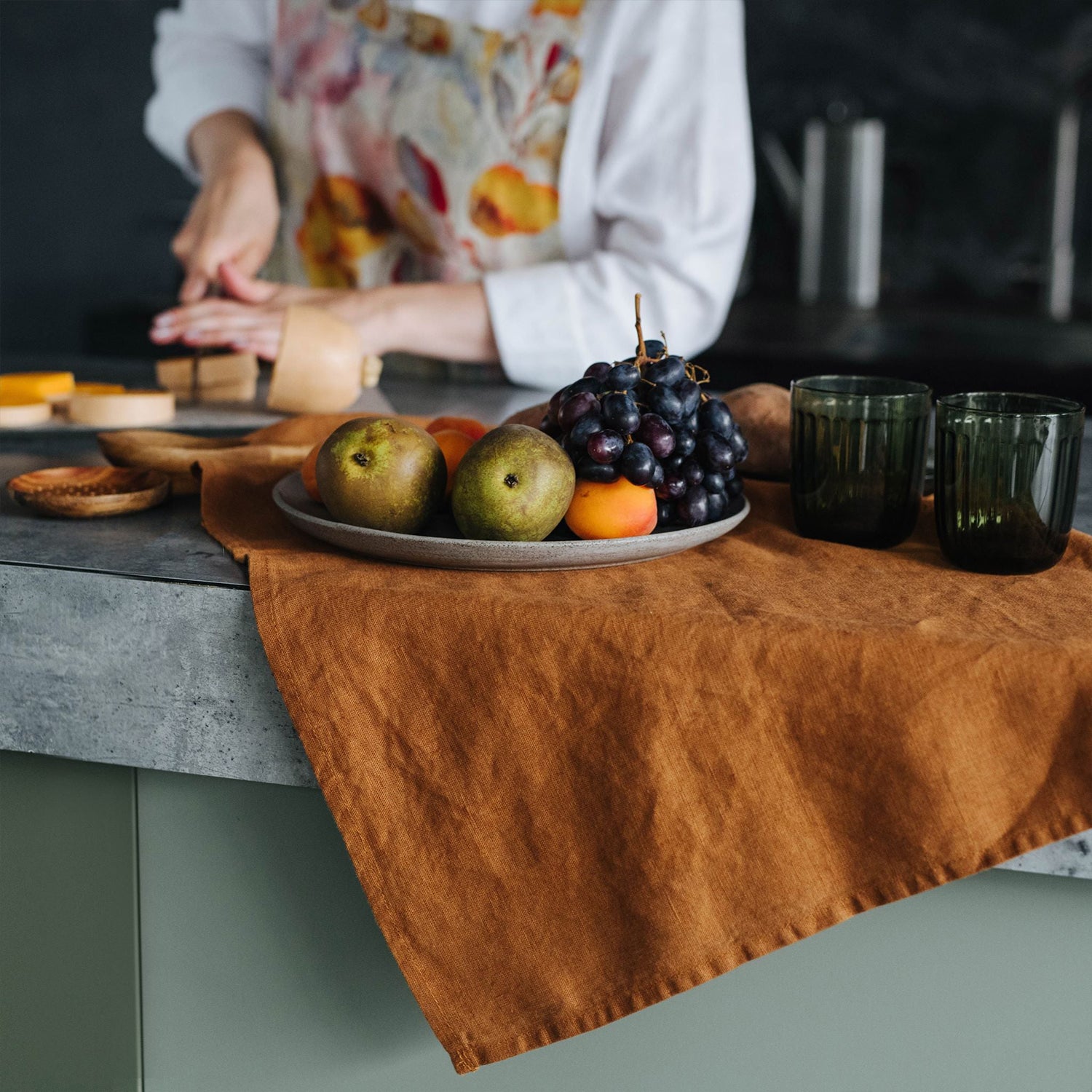 Kitchen towel 100% linen