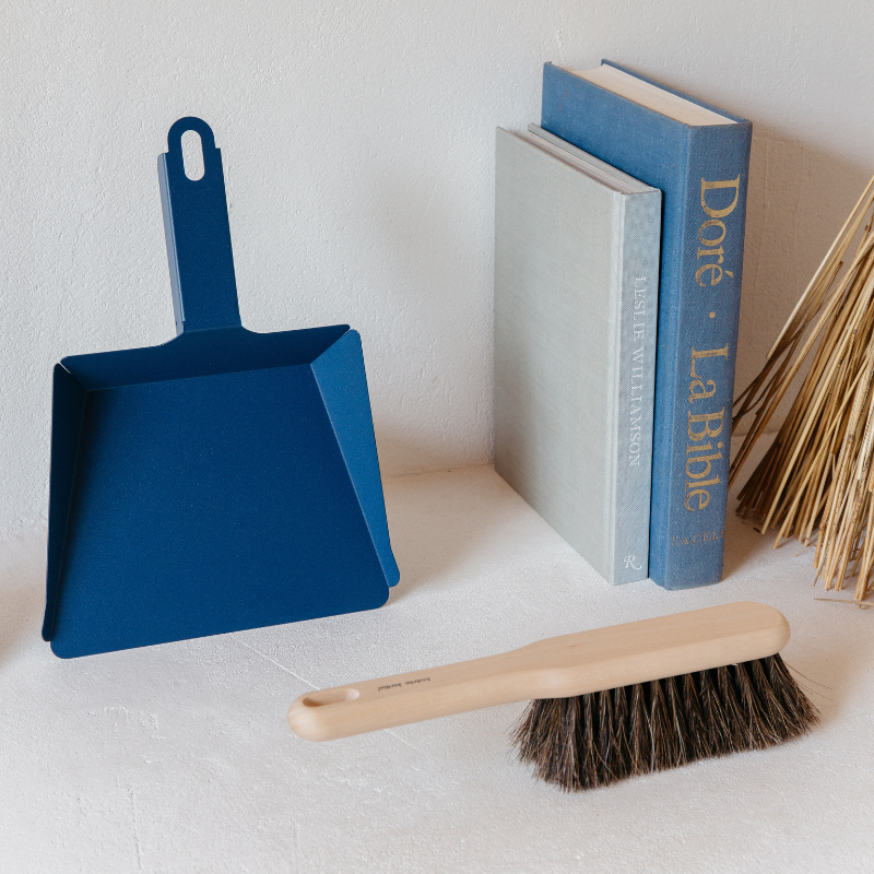 Coffret pelle et balayette hêtre Craft