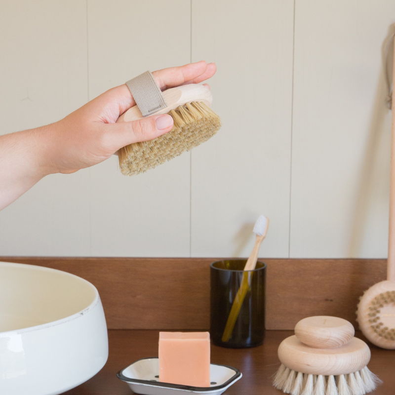 Body massage and dry brushing brush