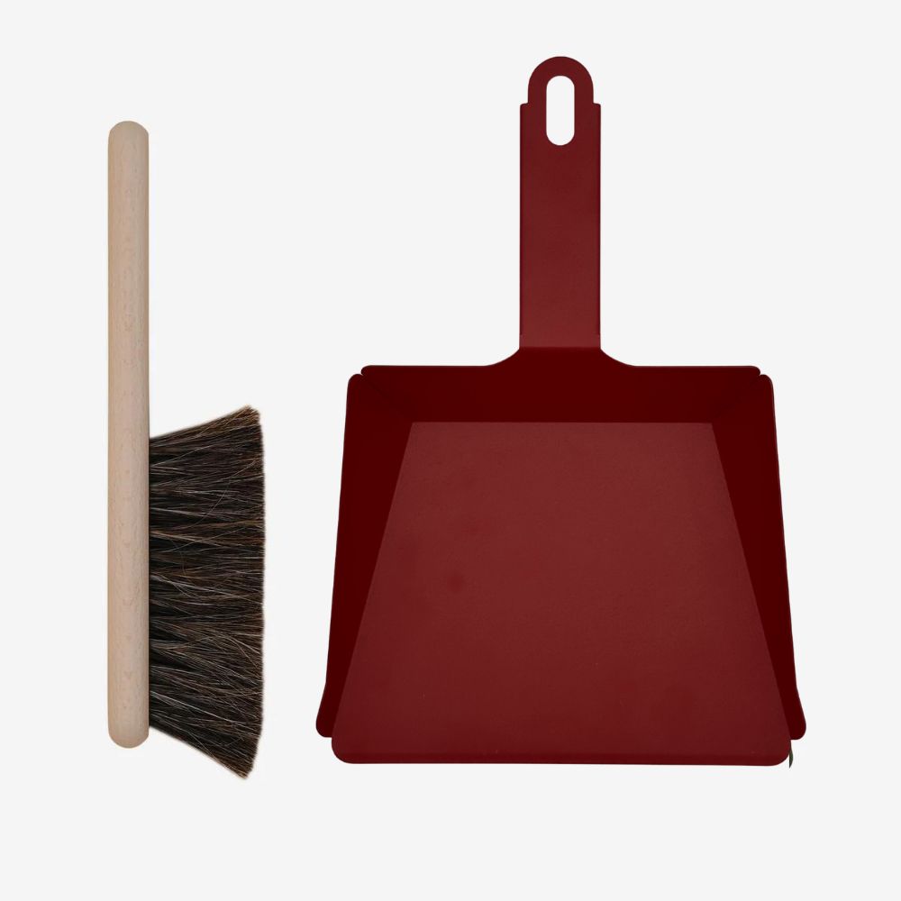 Craft beechwood hand brush & dustpan set