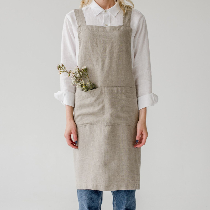 Japanese apron 100% linen