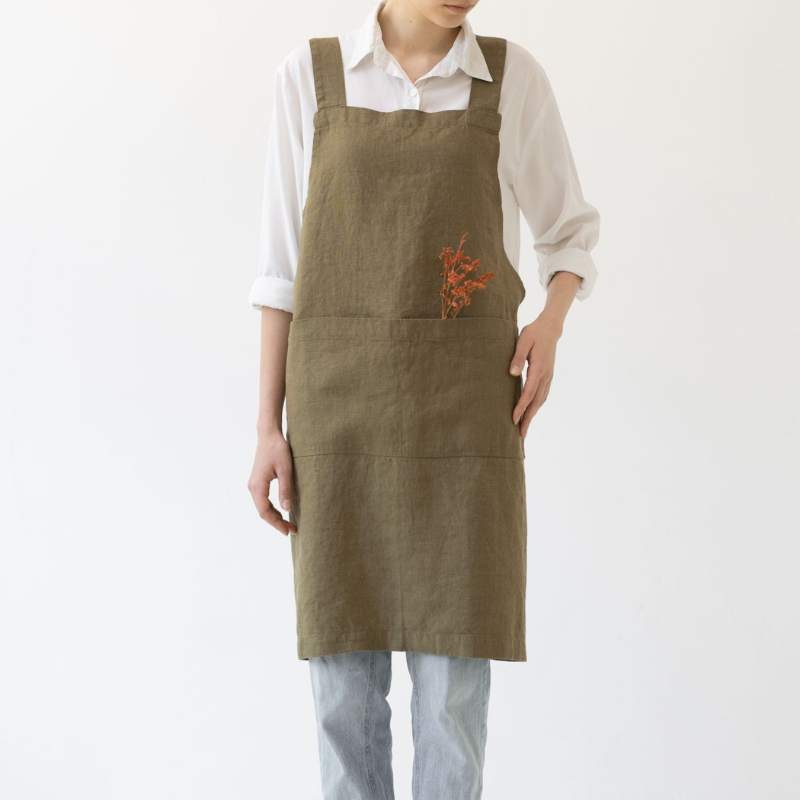 Japanese apron 100% linen