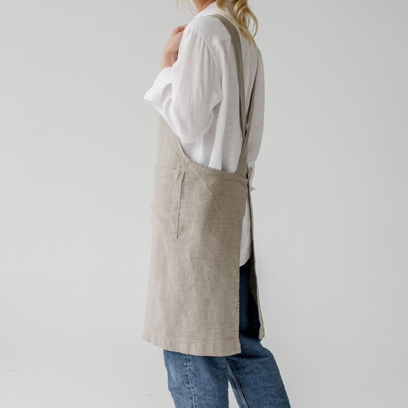 Japanese apron 100% linen