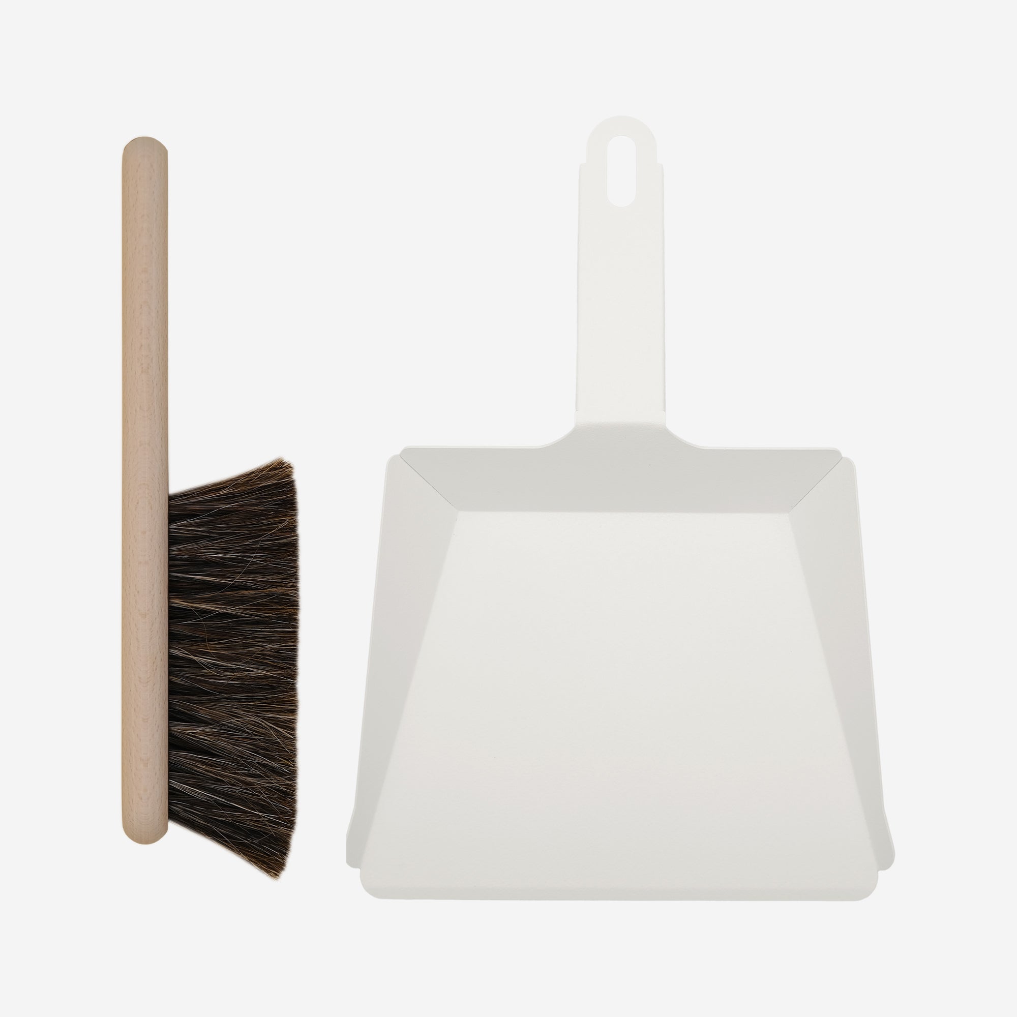 Craft beechwood hand brush & dustpan set