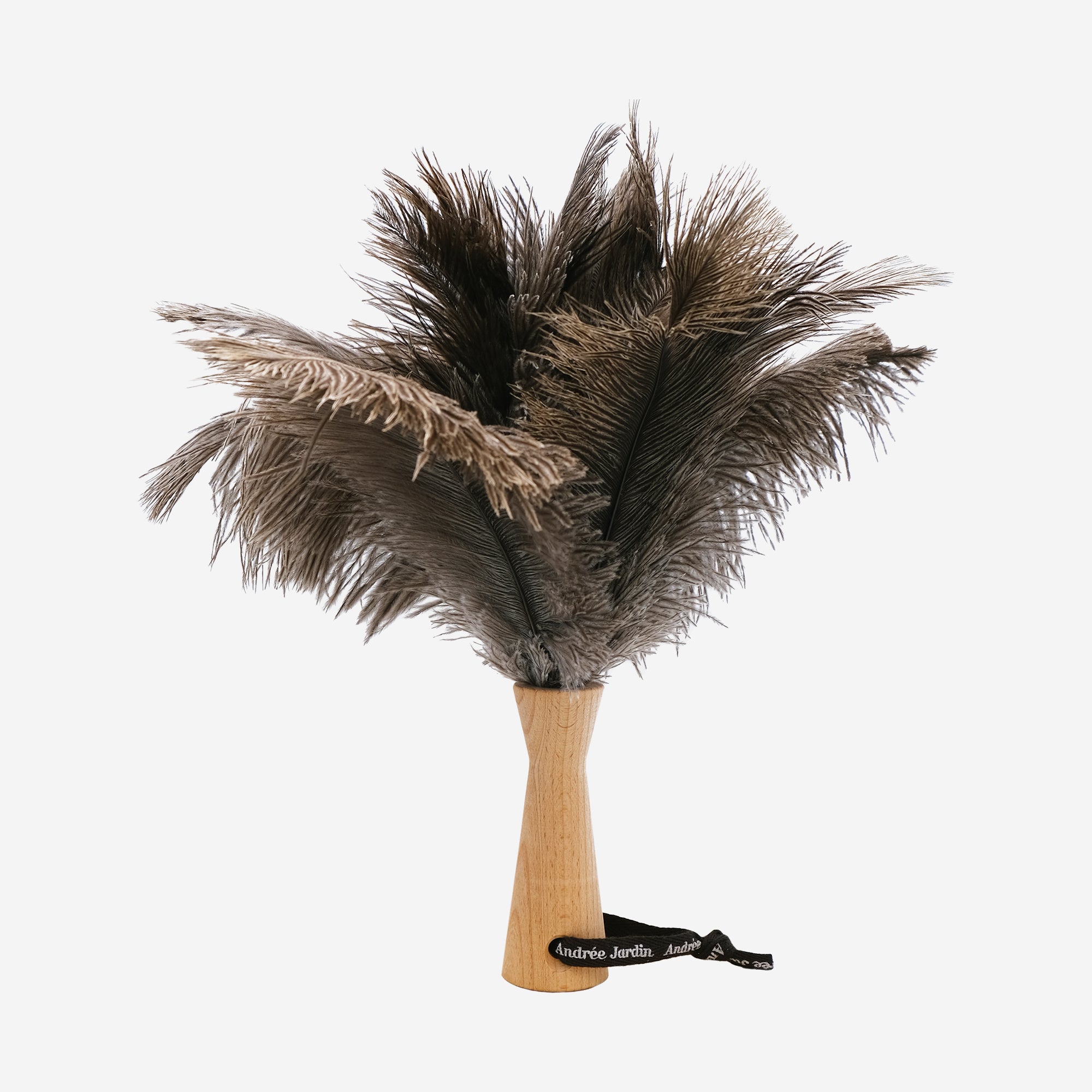 Small handled feather duster with ostrich feather