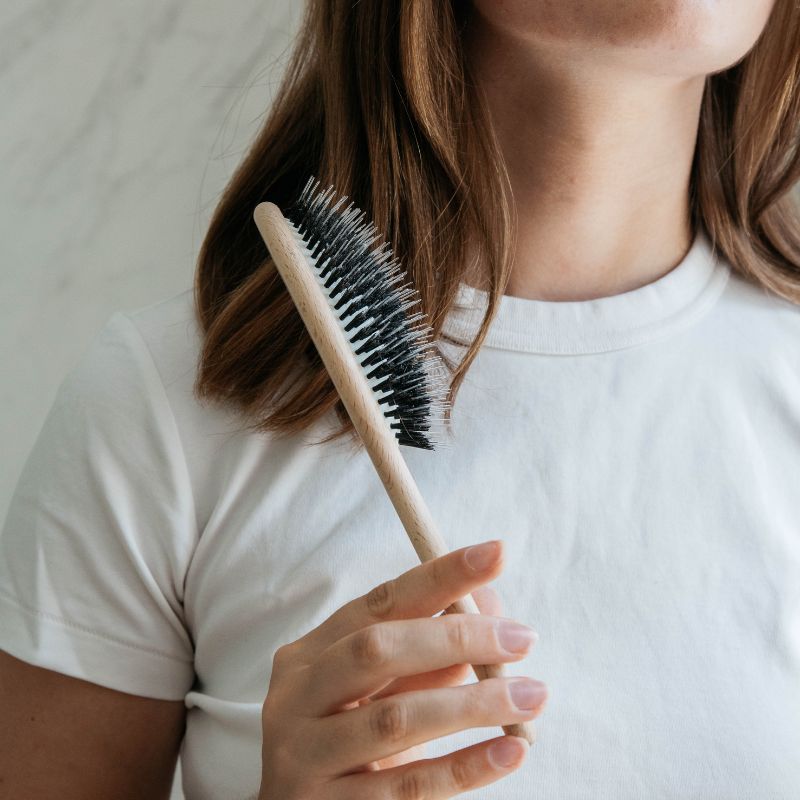 Brosse à cheveux démêlante - poils de sanglier