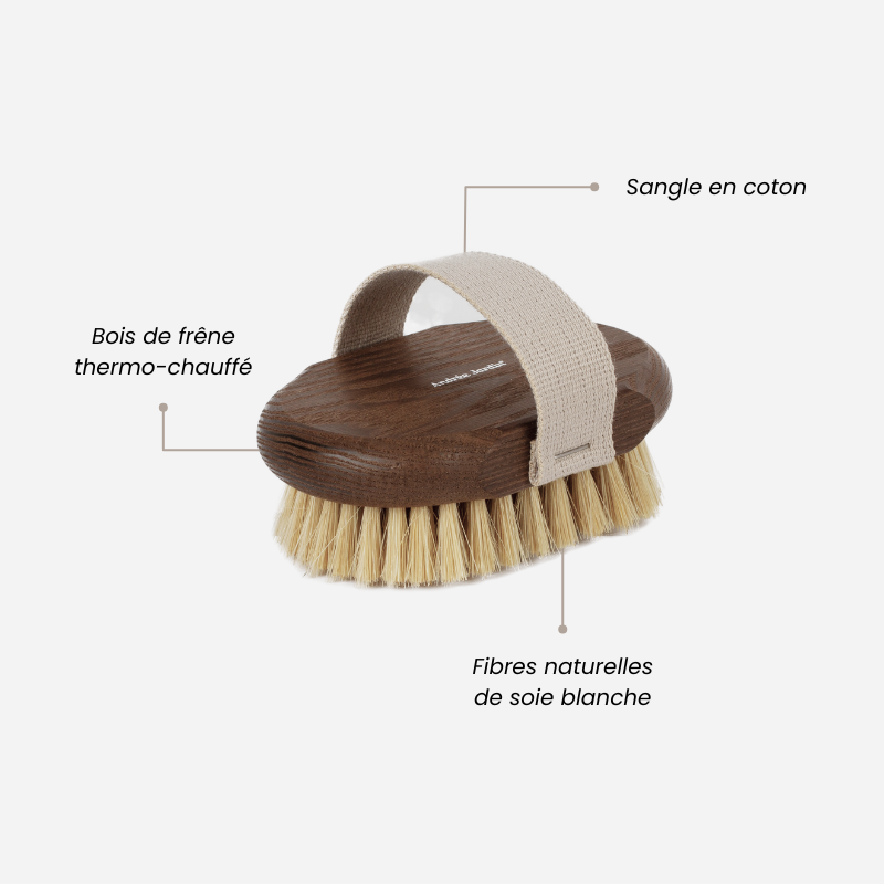 Body massage and dry brushing brush