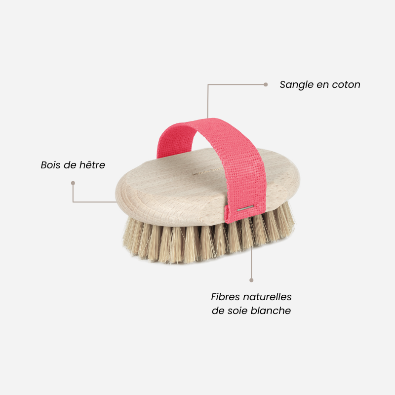 Body massage and dry brushing brush