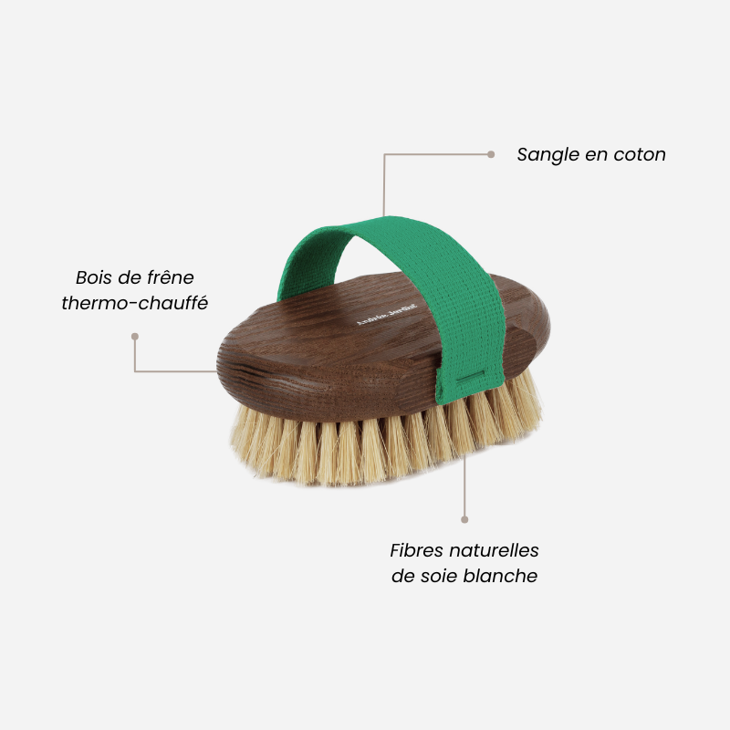 Body massage and dry brushing brush