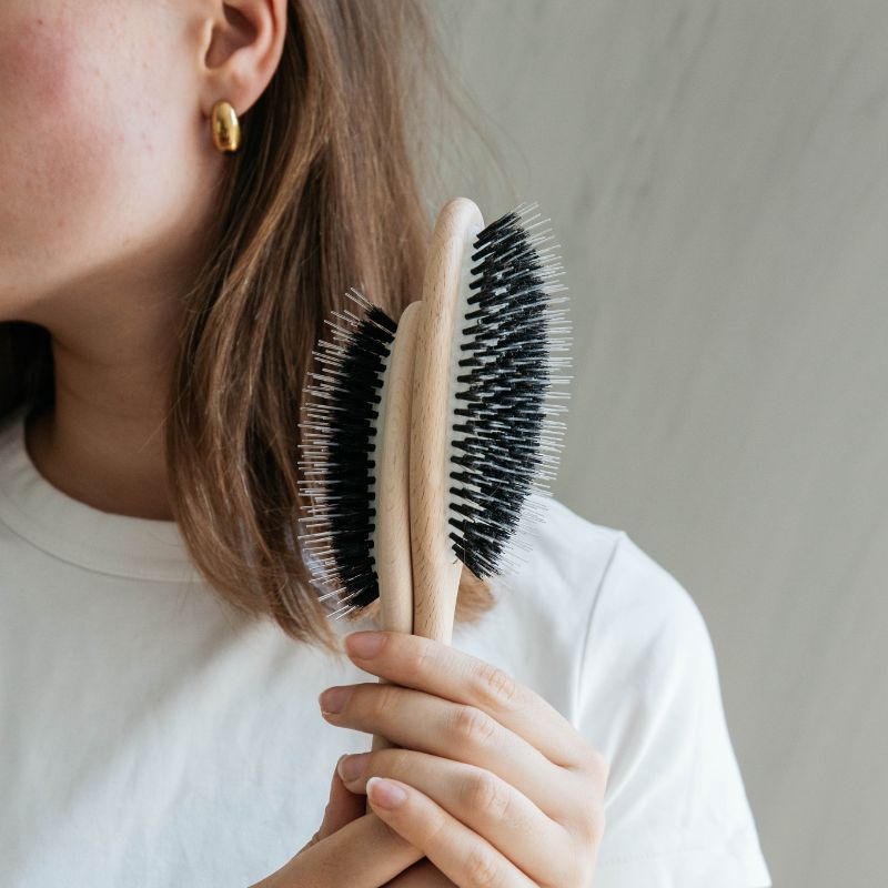 Brosse à cheveux démêlante - poils de sanglier