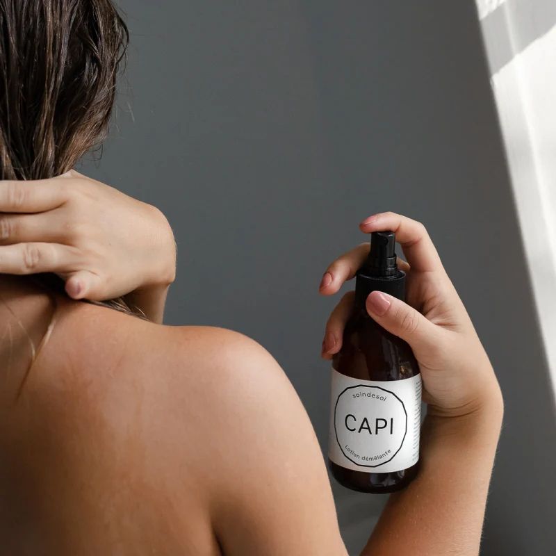 Detangling hair lotion