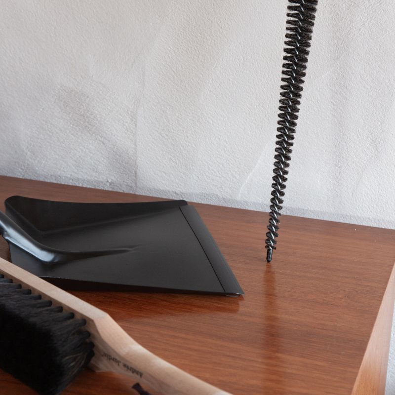 Back metal dustpan with ashwood handle - Andrée Jardin
