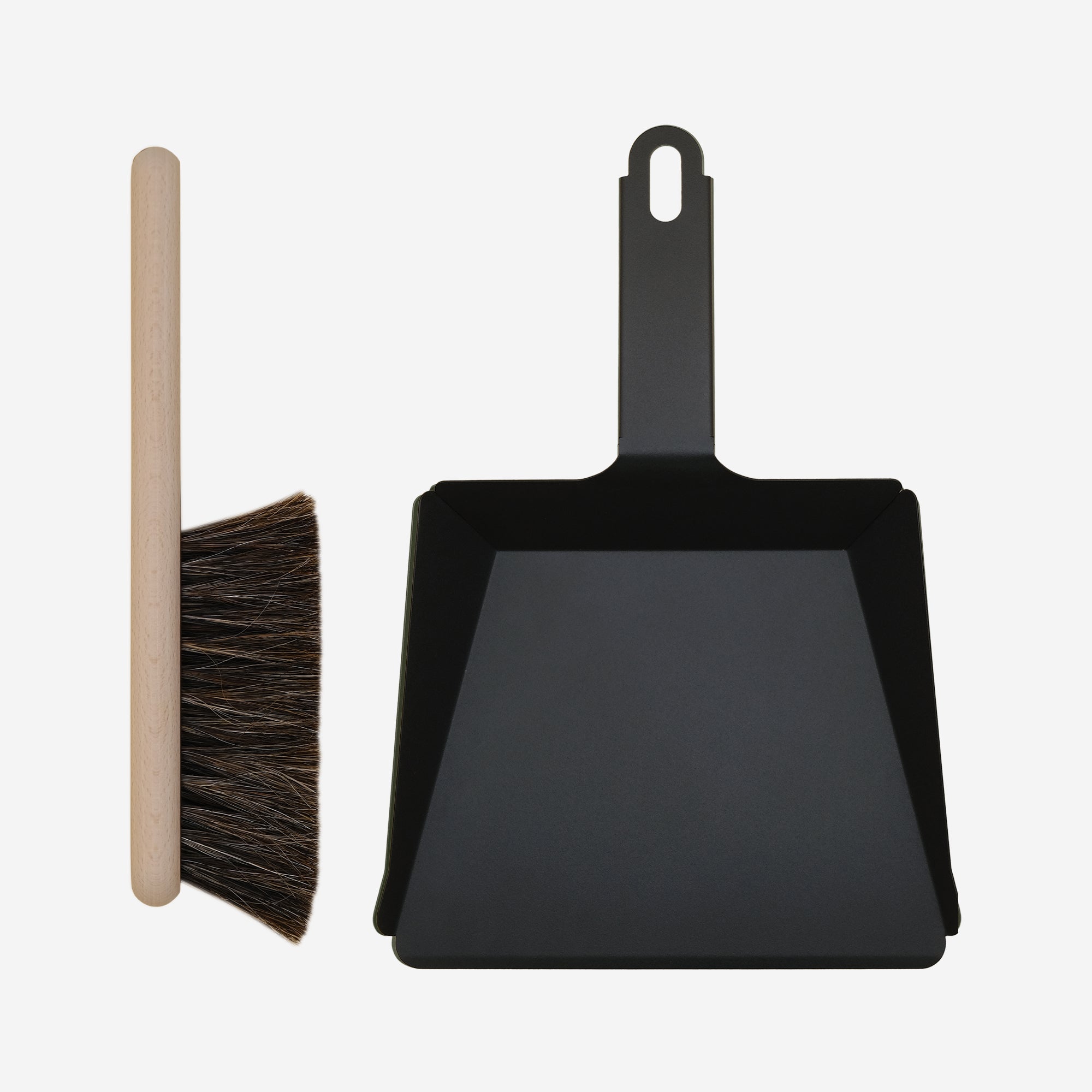 Craft beechwood hand brush & dustpan set