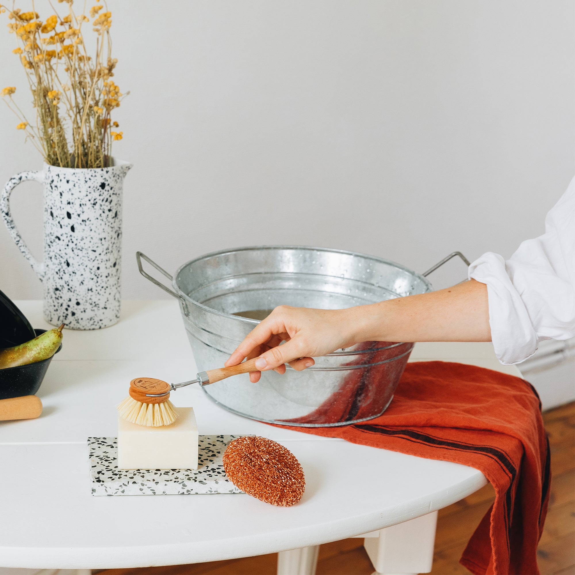 Andrée Jardin Tradition Handled Dish Brush Replacement – Hampton