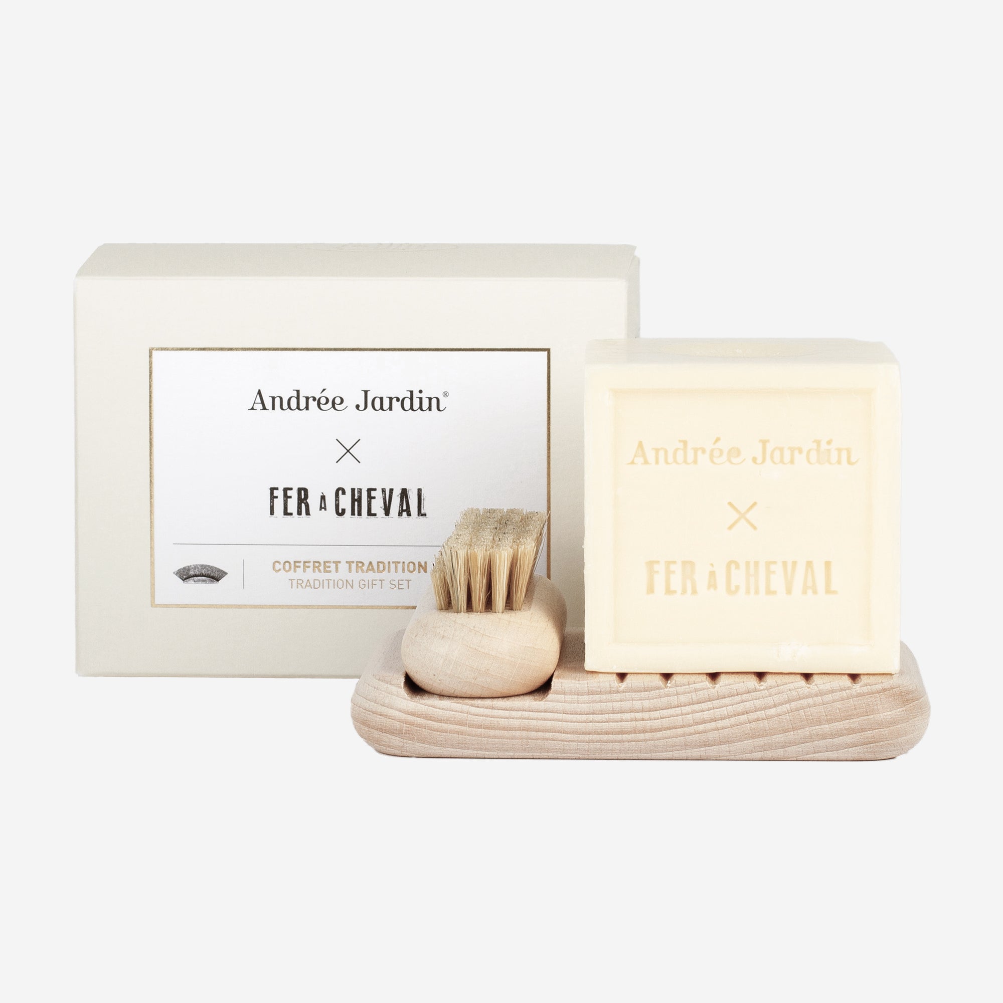 Coffret savon et brosse à ongles x Fer à Cheval | Andrée Jardin