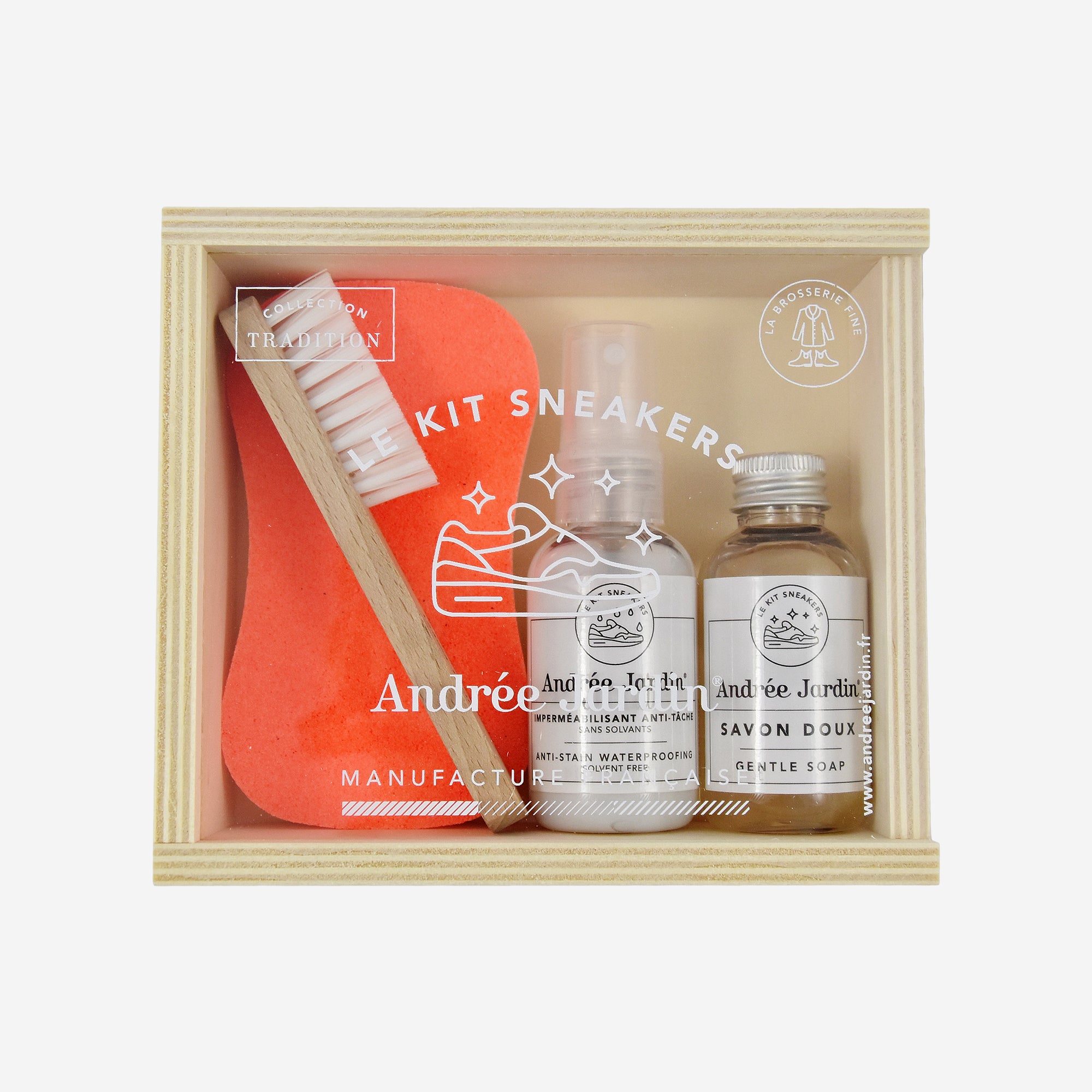 Kit nettoyage et entretien sneakers | Andrée Jardin