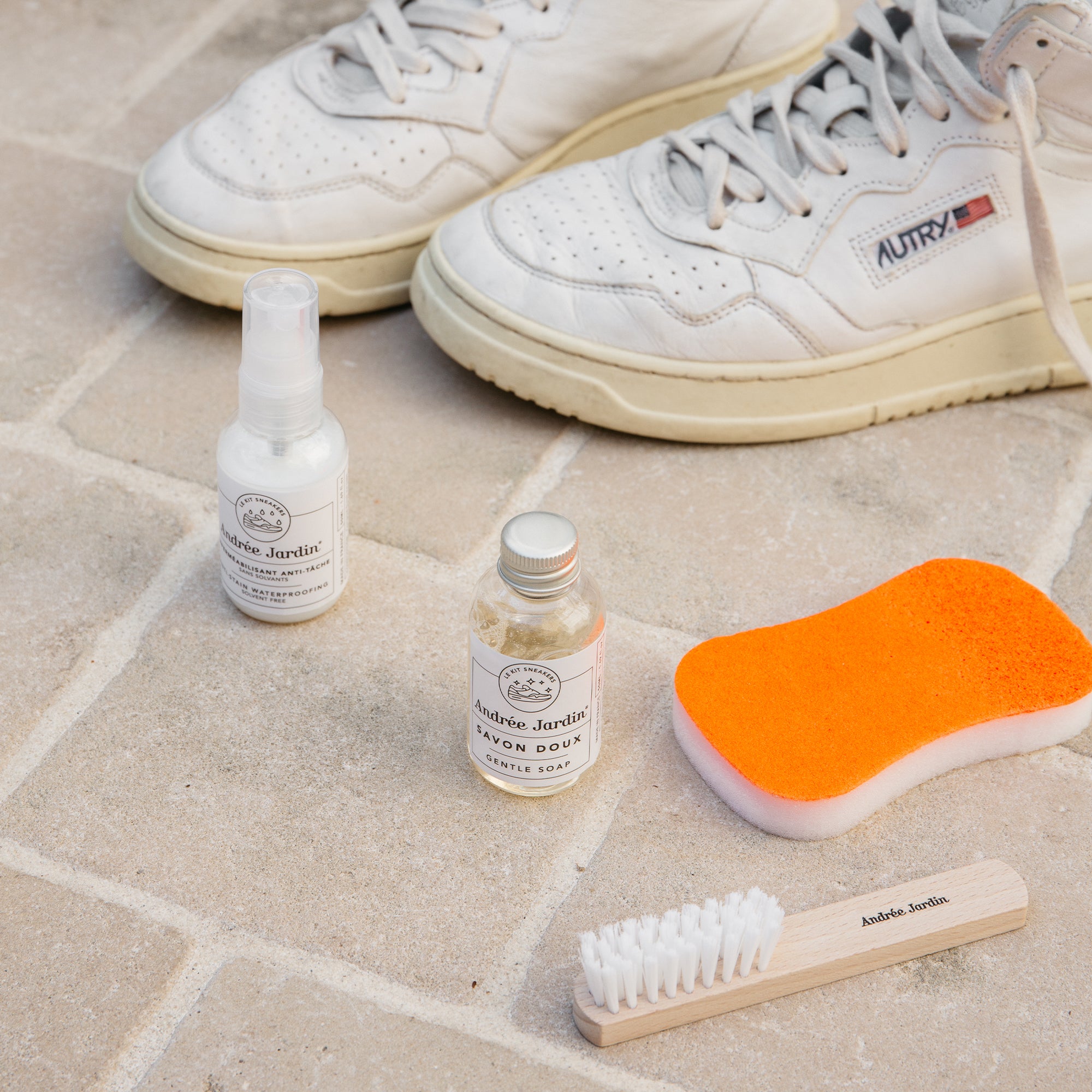 kit de nettoyage pour sneakers - andrée jardin